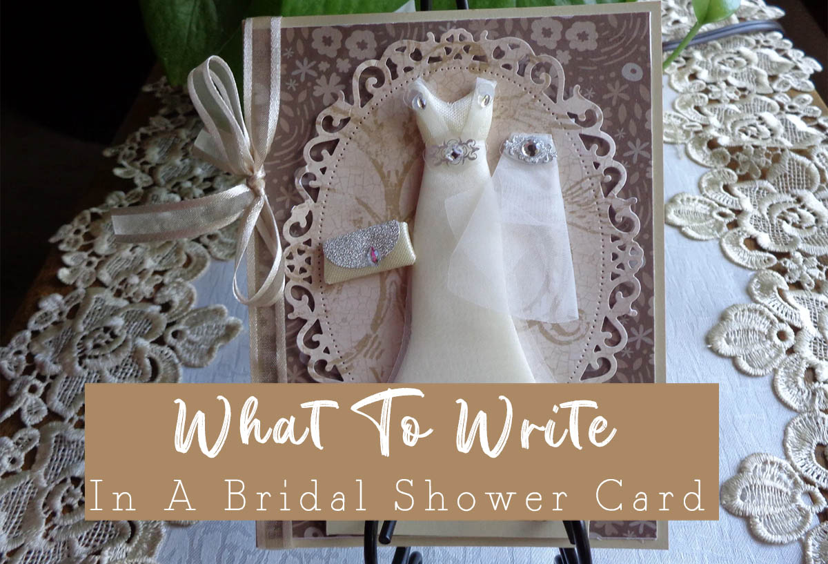 What To Write In A Bridal Shower Card Wishes Quotes 2023