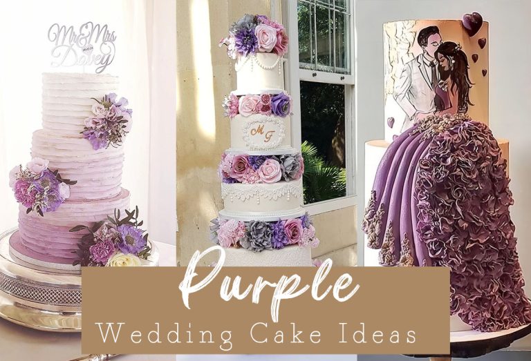 Top 20 Purple Wedding Cakes 2024 Guide Tips   Purple Wedding Cakes 768x523 