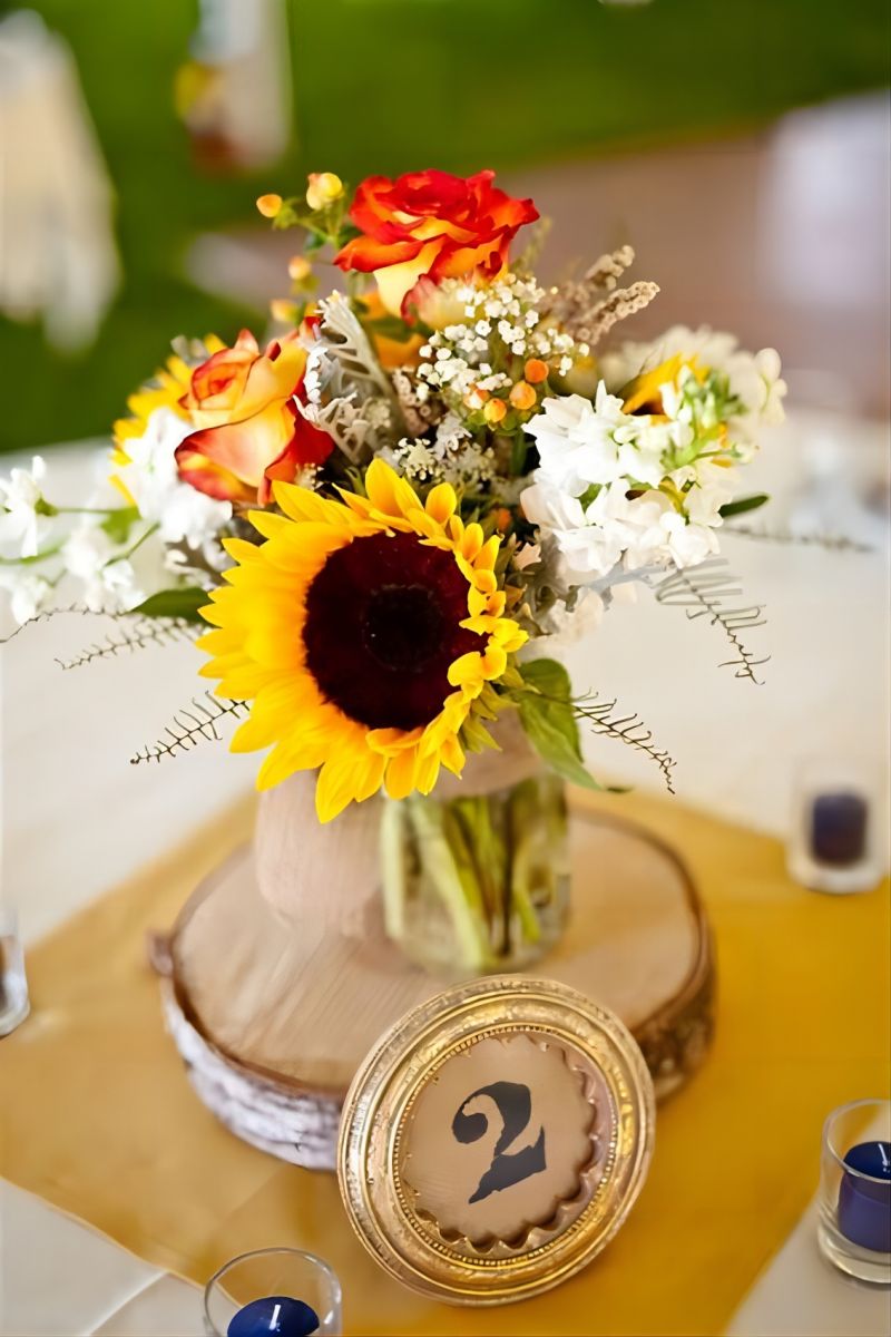 🌻 20 Best Sunflower Wedding Centerpieces for 2024