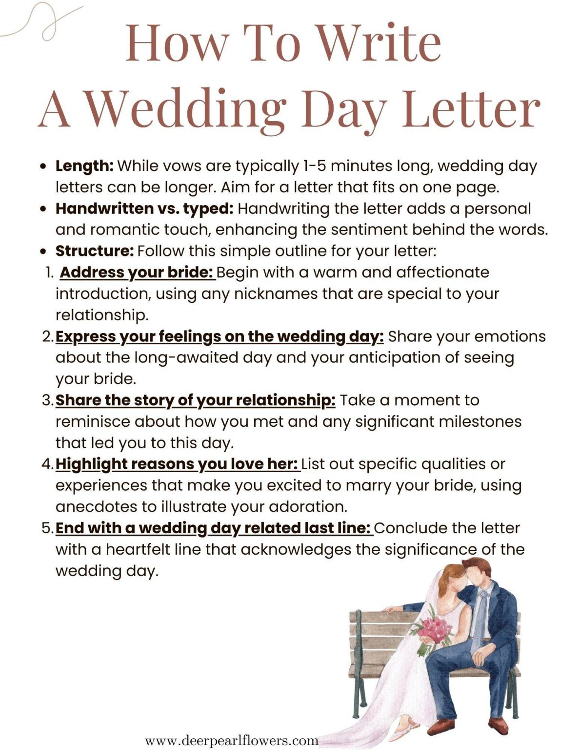 Writing A Heartfelt Letter To Bride From Groom With Examples